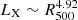 $ L_{\mathrm{X}} \sim R_{500}^{4.92} $