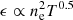 $ \epsilon \propto n_{\rm e}^2 T^{0.5} $