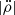 $ |\ddot{\rho}| $
