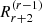 $ R_{r+2}^{(r-1)} $