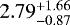 $2.79^{&#x002B;1.66}_{-0.87}$