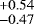 $^{&#x002B;0.54}_{-0.47}$
