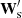 $ \mathbf{W}^\prime_{\rm s} $