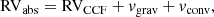 $$ \begin{aligned} \mathrm {RV_{abs}} = \mathrm {RV_{CCF}} + { v}_{\rm grav} + { v}_{\rm conv}, \end{aligned} $$