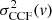 $ \sigma^{2}_{\mathrm{CCF}}(\mathit{v}) $