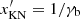 $ x^\prime_{\rm KN}=1/\gamma_{\rm b} $
