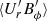 $ \langle U_r^\prime B_\phi ^\prime \rangle $