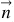 $\stackrel{\rightarrow}{n}$