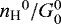 ${n_{\textrm{H}}}^0/G_0^0$