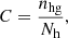 $$ \begin{aligned} C=\frac{n_{\rm hg}}{N_{\rm h}}, \end{aligned} $$