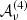 $ \mathcal{A}_{\nu}^{(4)} $