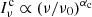 $ I_\nu^{{\rm c}} \propto (\nu/\nu_0)^{\alpha_{{\rm c}}} $