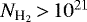 $N_{\textrm{H}_2} \,{>}\,10^{21}$