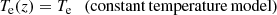 $$ \begin{aligned}&T_{\rm e}(z) = T_{\rm e} \;\; \, (\mathrm{constant \, temperature \, model}) \end{aligned} $$