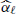 $ \widehat{\alpha}_\ell $