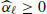 $ \widehat{\alpha}_\ell\geq 0 $