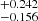 $ ^{+0.242}_{-0.156} $