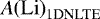 $A{\rm(Li)}_{\textrm{1DNLTE}}$