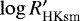$\log R&#x0027;_{\textrm{HKsm}}$