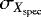 $\sigma_{X_{\textrm{spec}}}$