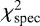 $\chi^2_{\textrm{spec}}$