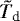 ${\tilde{T}_{\textrm{d}}}$