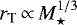$r_{\textrm{T}} \,{\propto}\, M_{\star}^{1/3}$