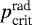 ${p_{\textrm{crit}}^{\textrm{rad}}}$