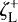 $\zeta_{\textrm{L}}^{&#x002B;}$