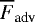 $\overline{F}_{\textrm{adv}}$