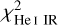 $\chi^2_{\textrm{He}\,{\sc{i}}~\textrm{IR}}$