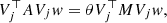 $$ \begin{aligned} V_j^\top A V_j w = \theta V_j^\top M V_j w, \end{aligned} $$