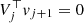 $ V_j^\top v_{j+1} = 0 $