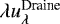 $ \lambda u^{\textrm{Draine}}_{\lambda}$