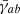 $ \bar\gamma_{ab} $