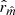 $ \hat{r}_{\hat{m}} $