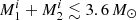 $ M_1^i+M_2^i \lesssim 3.6 \, M_\odot $