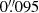 $ 0{{\overset{\prime\prime}{.}}}095 $