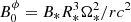 $ B_0^\phi=B_* R_*^3 \Omega_*^2/r c^2 $