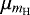 $\mu_{m_{\textrm{H}}}$