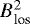 $B_{\textrm{los}}^{2}$