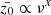 $ \bar{z_0} \propto \nu^x $