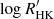 $ {\log{}R^\prime_{\rm HK}} $