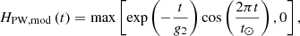 $$ \begin{aligned} H_{\rm PW,mod}\left(t\right)=\max \left[\exp \left(-\frac{t}{g_2}\right)\cos \left(\frac{2\pi t}{t_\odot }\right),0\right], \end{aligned} $$