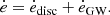 $$ \begin{aligned} \dot{e} = \dot{e}_{\rm disc} + \dot{e}_{\rm GW}. \end{aligned} $$
