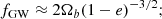 $$ \begin{aligned} f_{\rm GW} \approx 2 \Omega _b (1 - e)^{-3/2}; \end{aligned} $$