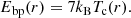 $$ \begin{aligned} E_{\rm bp}(r) = 7k_{\rm B}T_{\rm c}(r). \end{aligned} $$