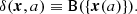 $$ \begin{aligned} \delta (\boldsymbol{x},a) \equiv \mathrm{B} (\left\{ \boldsymbol{x}(a) \right\} ). \end{aligned} $$