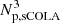 $ N_\mathrm{p,sCOLA}^3 $