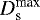$D_{\textrm{s}}^{\textrm{max}}$